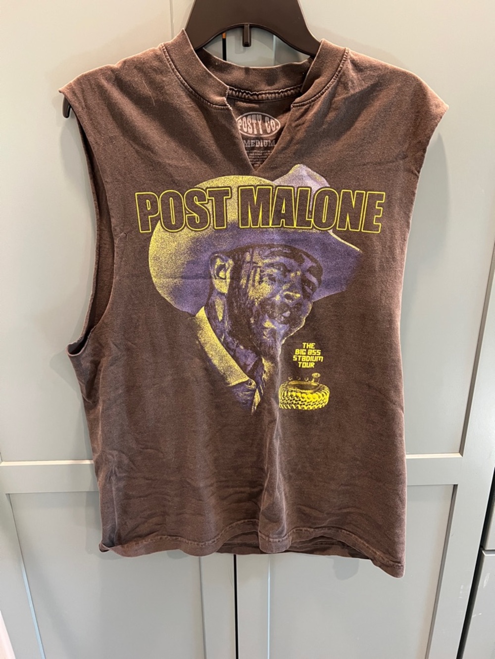 Post Malone Sleeveless Graphic Concert Tee